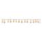 12 Packs: 14 ct. (168 total) Gold Metal Star Charms, 12mm by Bead Landing™